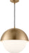 Myhouse Lighting Visual Comfort Studio - DJP1041SB - One Light Pendant - Hyde - Satin Brass