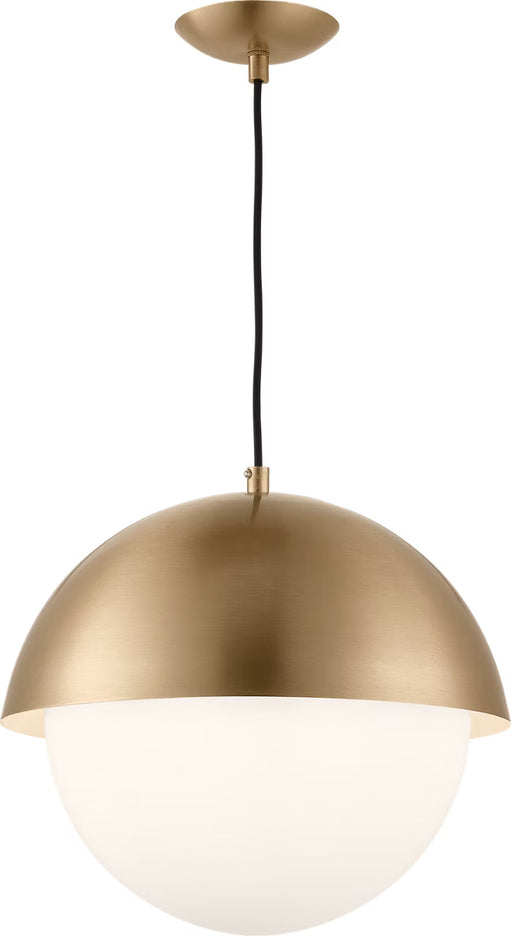 Myhouse Lighting Visual Comfort Studio - DJP1041SB - One Light Pendant - Hyde - Satin Brass