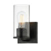 Myhouse Lighting Maxim - 10461CDBK - One Light Wall Sconce - Livingston - Black