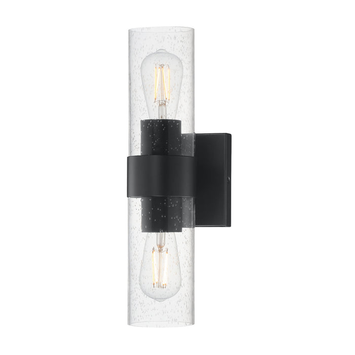 Myhouse Lighting Maxim - 10462CDBK - Two Light Wall Sconce - Livingston - Black