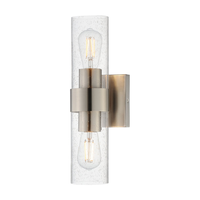 Myhouse Lighting Maxim - 10462CDSN - Two Light Wall Sconce - Livingston - Satin Nickel