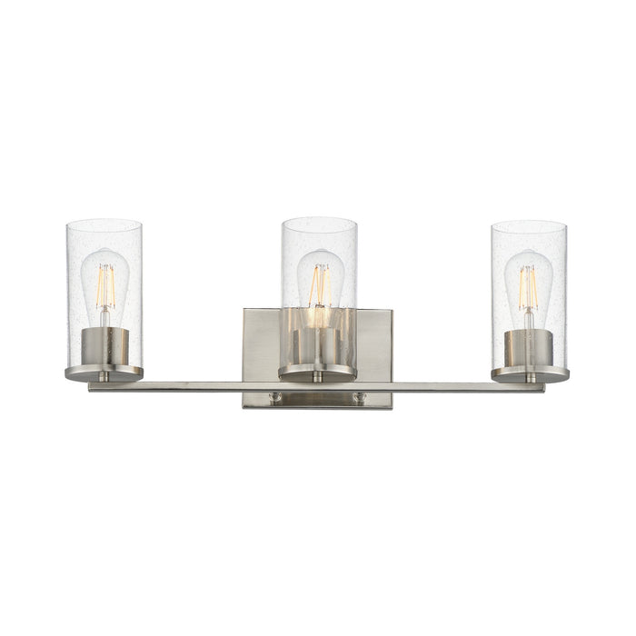 Myhouse Lighting Maxim - 10463CDSN - Three Light Bath Vanity - Livingston - Satin Nickel