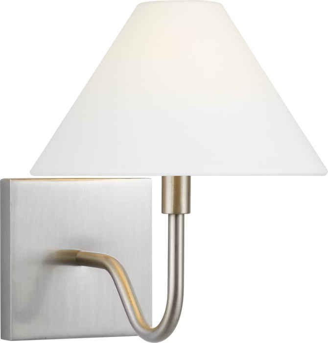 Myhouse Lighting Visual Comfort Studio - DJW1081BN - One Light Wall Sconce - Eldon - Brushed Nickel