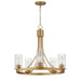 Myhouse Lighting Maxim - 10465CDNAB - Five Light Chandelier - Livingston - Natural Aged Brass