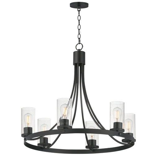 Myhouse Lighting Maxim - 10466CDBK - Six Light Chandelier - Livingston - Black