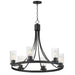 Myhouse Lighting Maxim - 10466CDBK - Six Light Chandelier - Livingston - Black