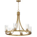 Myhouse Lighting Maxim - 10466CDNAB - Six Light Chandelier - Livingston - Natural Aged Brass