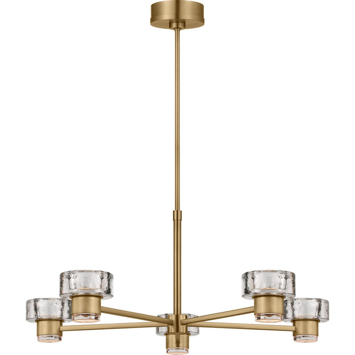 Myhouse Lighting Visual Comfort Studio - SCCHCCH10027EBSCPG - LED Chandelier - Holsted - Estate Brass