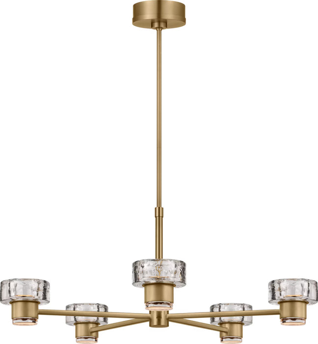 Myhouse Lighting Visual Comfort Studio - SCCHCCH10027EBSCPG - LED Chandelier - Holsted - Estate Brass