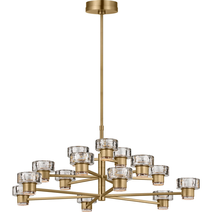 Myhouse Lighting Visual Comfort Studio - SCCHCCH10127EBSCPG - LED Chandelier - Holsted - Estate Brass