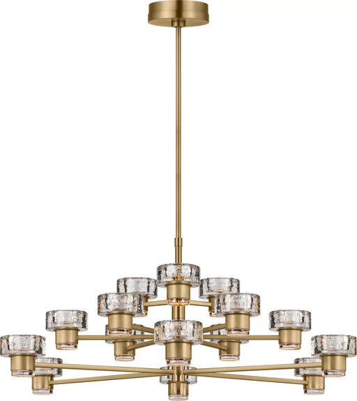 Myhouse Lighting Visual Comfort Studio - SCCHCCH10127EBSCPG - LED Chandelier - Holsted - Estate Brass