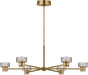 Myhouse Lighting Visual Comfort Studio - SCCHCCH10427EBSCPG - LED Chandelier - Holsted - Estate Brass