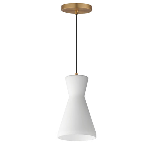 Myhouse Lighting Maxim - 11451SWNAB - One Light Pendant - Sinch - Natural Aged Brass