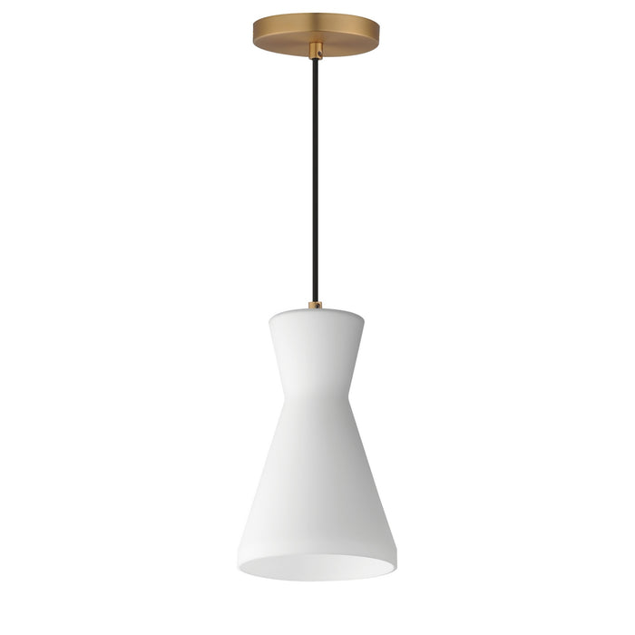 Myhouse Lighting Maxim - 11451SWNAB - One Light Pendant - Sinch - Natural Aged Brass