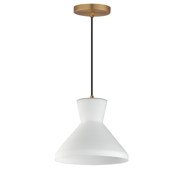Myhouse Lighting Maxim - 11452SWNAB - One Light Pendant - Sinch - Natural Aged Brass