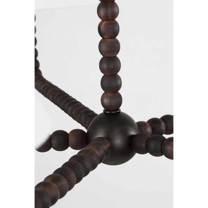Myhouse Lighting Visual Comfort Studio - SCCHCCH112AIBAWWL - Five Light Chandelier - Fiona - Aged Iron