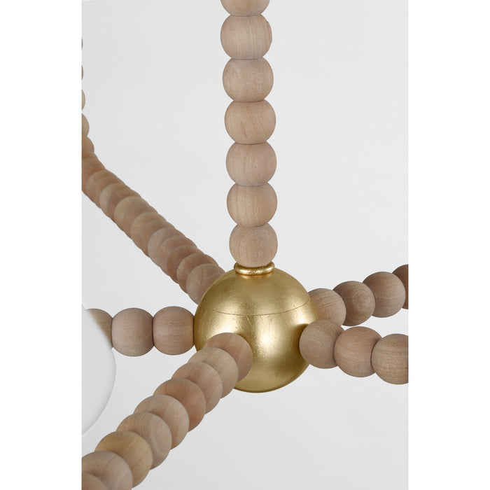Myhouse Lighting Visual Comfort Studio - SCCHCCH112GDNAWWL - Five Light Chandelier - Fiona - Gild