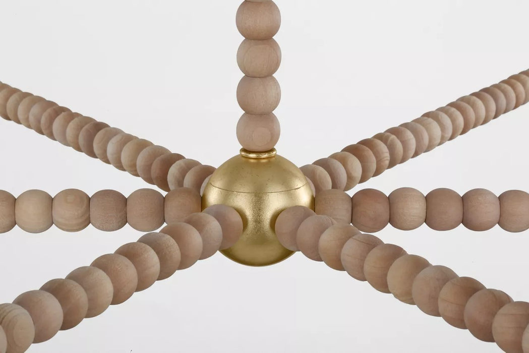 Myhouse Lighting Visual Comfort Studio - SCCHCCH113GDNAWWL - Six Light Chandelier - Fiona - Gild