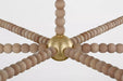 Myhouse Lighting Visual Comfort Studio - SCCHCCH113GDNAWWL - Six Light Chandelier - Fiona - Gild