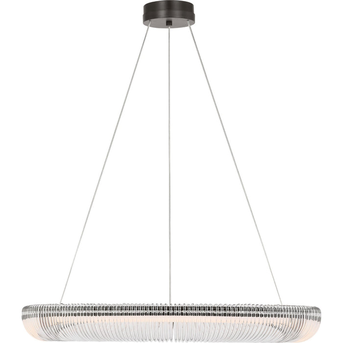 Myhouse Lighting Visual Comfort Studio - SCCHCCH11727AICA - LED Chandelier - Pierce - Aged Iron