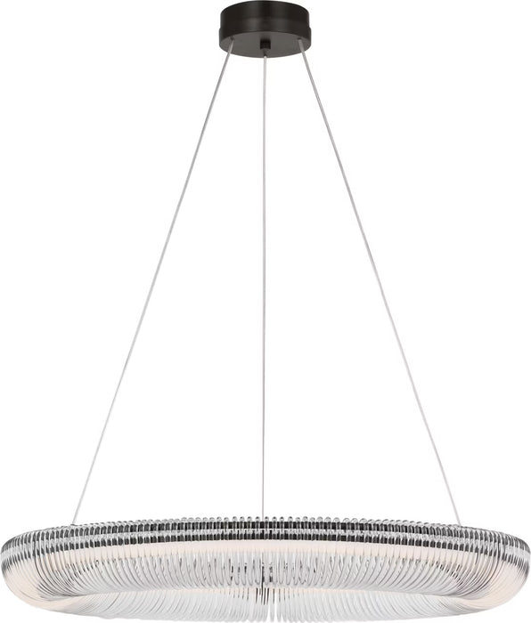 Myhouse Lighting Visual Comfort Studio - SCCHCCH11727AICA - LED Chandelier - Pierce - Aged Iron