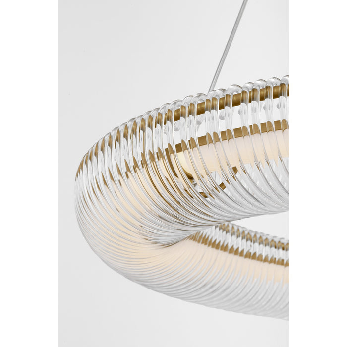Myhouse Lighting Visual Comfort Studio - SCCHCCH11727BBSCA - LED Chandelier - Pierce - Burnished Brass