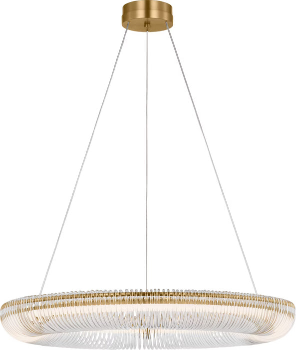 Myhouse Lighting Visual Comfort Studio - SCCHCCH11727BBSCA - LED Chandelier - Pierce - Burnished Brass
