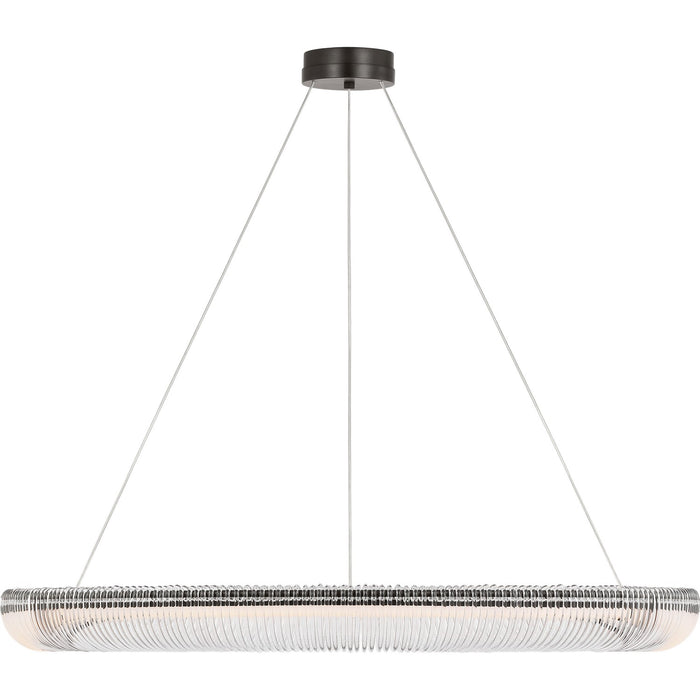 Myhouse Lighting Visual Comfort Studio - SCCHCCH11827AICA - LED Chandelier - Pierce - Aged Iron
