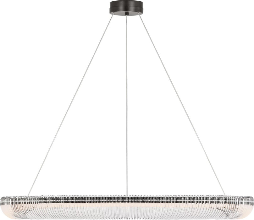 Myhouse Lighting Visual Comfort Studio - SCCHCCH11827AICA - LED Chandelier - Pierce - Aged Iron