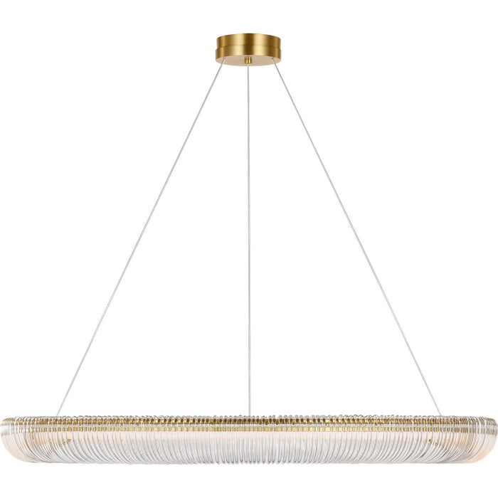 Myhouse Lighting Visual Comfort Studio - SCCHCCH11827BBSCA - LED Chandelier - Pierce - Burnished Brass