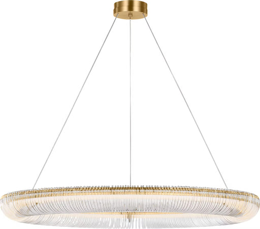 Myhouse Lighting Visual Comfort Studio - SCCHCCH11827BBSCA - LED Chandelier - Pierce - Burnished Brass