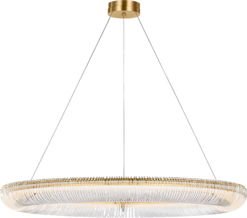 Myhouse Lighting Visual Comfort Studio - SCCHCCH11827BBSCA - LED Chandelier - Pierce - Burnished Brass