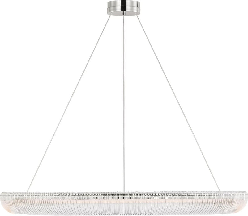 Myhouse Lighting Visual Comfort Studio - SCCHCCH11827PNCA - LED Chandelier - Pierce - Polished Nickel