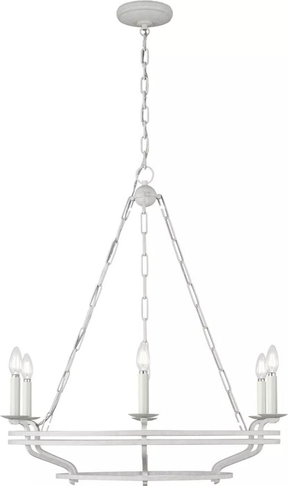 Myhouse Lighting Visual Comfort Studio - SCCHCCH119APL - Six Light Chandelier - Brighton - Aged Pewter