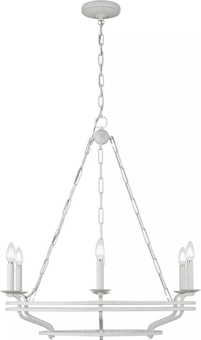 Myhouse Lighting Visual Comfort Studio - SCCHCCH119APL - Six Light Chandelier - Brighton - Aged Pewter