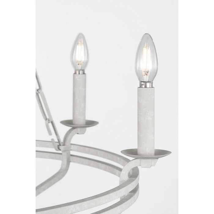 Myhouse Lighting Visual Comfort Studio - SCCHCCH119APL - Six Light Chandelier - Brighton - Aged Pewter