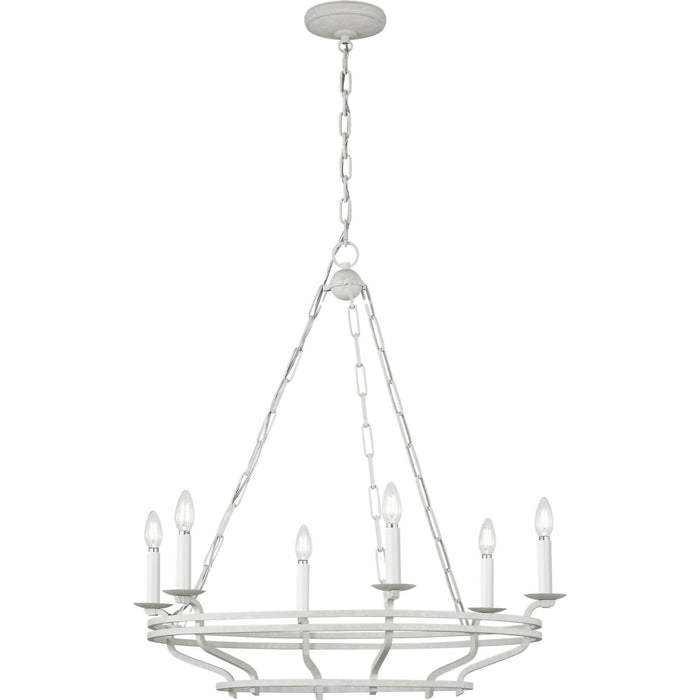 Myhouse Lighting Visual Comfort Studio - SCCHCCH119APL - Six Light Chandelier - Brighton - Aged Pewter
