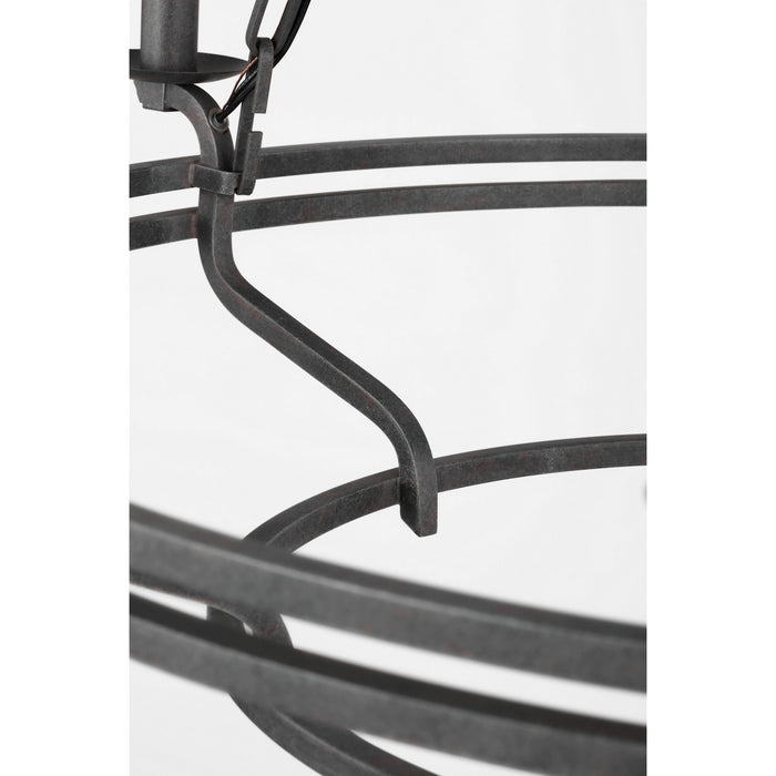 Myhouse Lighting Visual Comfort Studio - SCCHCCH119ITR - Six Light Chandelier - Brighton - Italian Rust