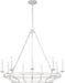 Myhouse Lighting Visual Comfort Studio - SCCHCCH120APL - Nine Light Chandelier - Brighton - Aged Pewter