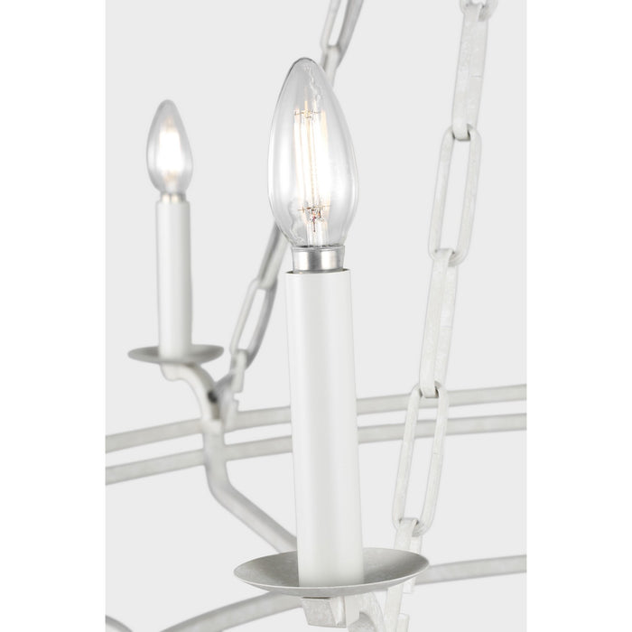 Myhouse Lighting Visual Comfort Studio - SCCHCCH120APL - Nine Light Chandelier - Brighton - Aged Pewter