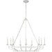 Myhouse Lighting Visual Comfort Studio - SCCHCCH120APL - Nine Light Chandelier - Brighton - Aged Pewter