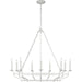 Myhouse Lighting Visual Comfort Studio - SCCHCCH120APL - Nine Light Chandelier - Brighton - Aged Pewter