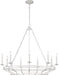 Myhouse Lighting Visual Comfort Studio - SCCHCCH120APL - Nine Light Chandelier - Brighton - Aged Pewter