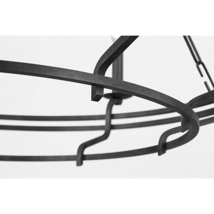 Myhouse Lighting Visual Comfort Studio - SCCHCCH120ITR - Nine Light Chandelier - Brighton - Italian Rust