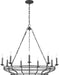 Myhouse Lighting Visual Comfort Studio - SCCHCCH120ITR - Nine Light Chandelier - Brighton - Italian Rust