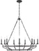 Myhouse Lighting Visual Comfort Studio - SCCHCCH120ITR - Nine Light Chandelier - Brighton - Italian Rust