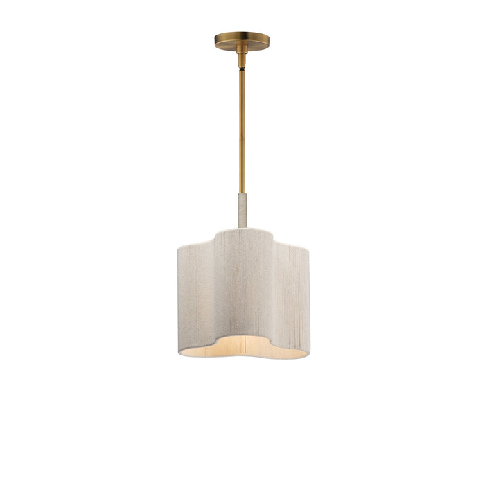 Myhouse Lighting Maxim - 12831OFNAB - One Light Pendant - Corsica - Natural Aged Brass