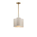 Myhouse Lighting Maxim - 12831OFNAB - One Light Pendant - Corsica - Natural Aged Brass