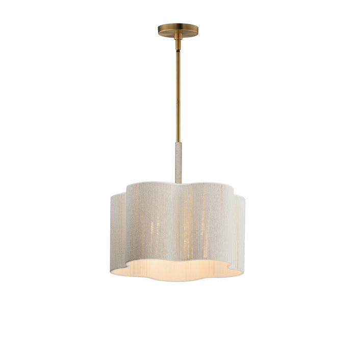 Myhouse Lighting Maxim - 12833OFNAB - Three Light Pendant - Corsica - Natural Aged Brass