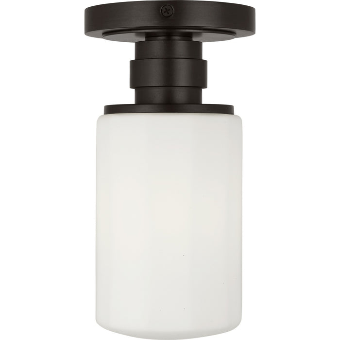 Myhouse Lighting Visual Comfort Studio - SCCHCFM106AIOEG - One Light Flush Mount - Fairfax - Aged Iron